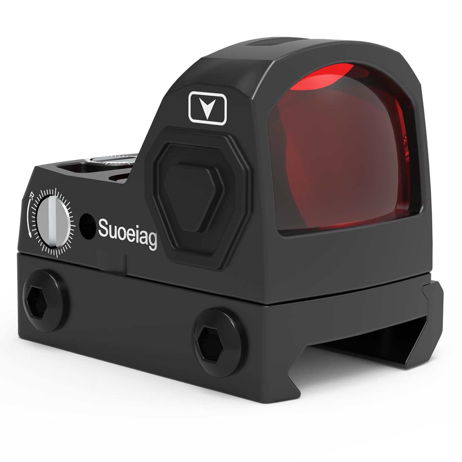 Micro Red Dot Sight with 2MOA Reticle and 12 Brightness Adjustment for RMR Cut Footprint Shooters