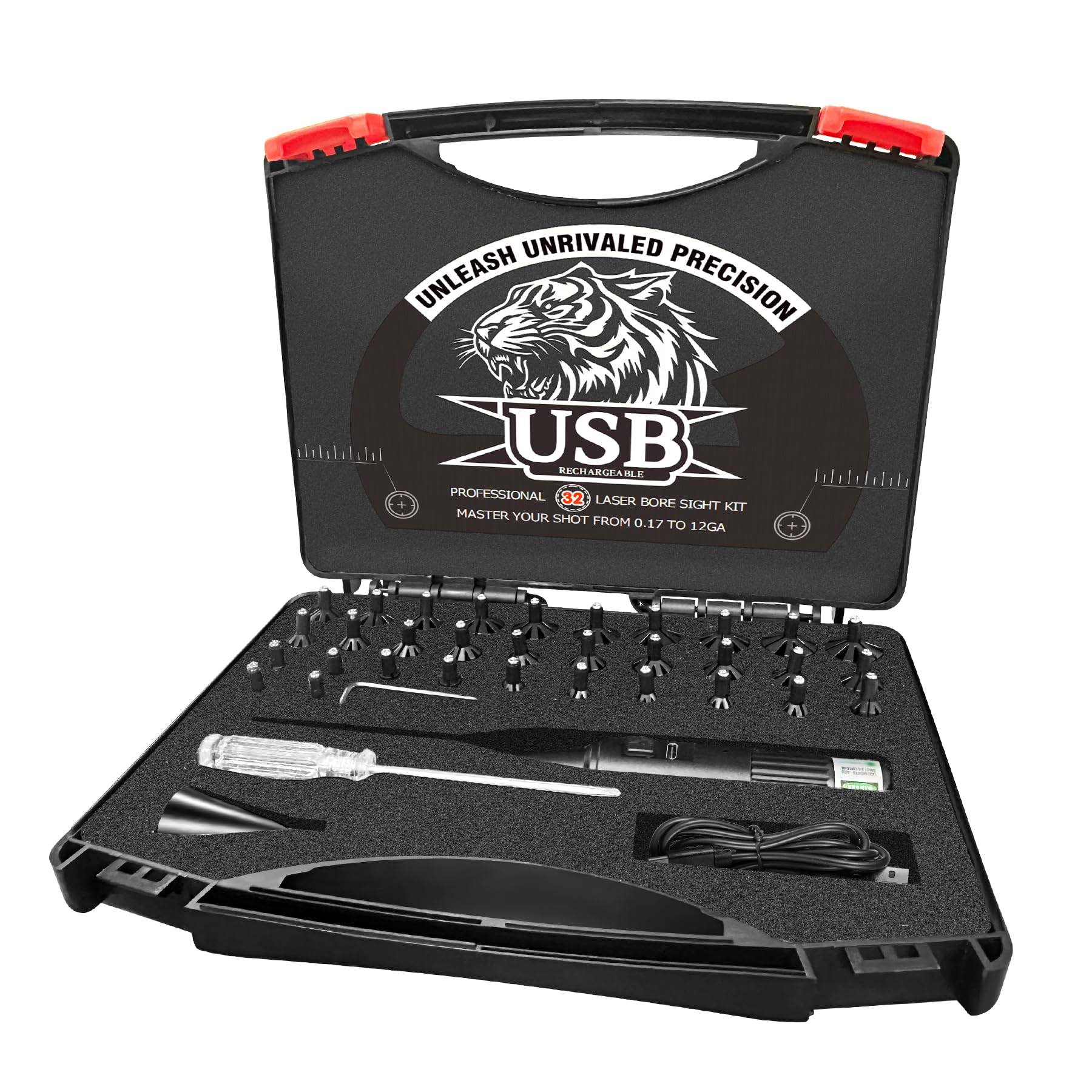 Professional USB Rechargeable Green Laser Bore Sight for Rifles Pistols Handgun
Professional USB Rechargeable Green Lase